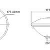 Лампа HIDROTERMAL PAR56 351 LEDs RGB 30w/12v (НТ) с пультом управления